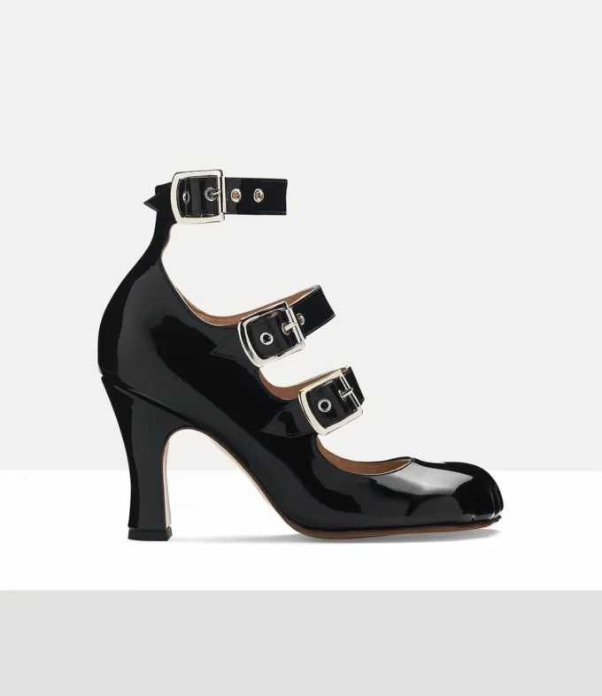Animal Toe Three-Strap Schuh