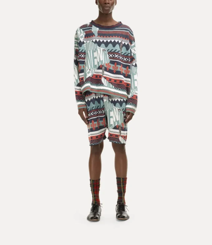 Broken Fair Isle Pullover