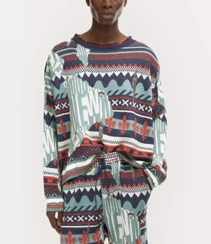 Broken Fair Isle Pullover