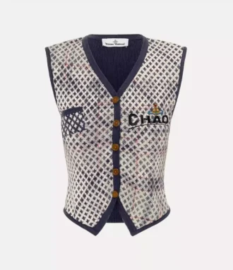 Distressed Tartan Weste