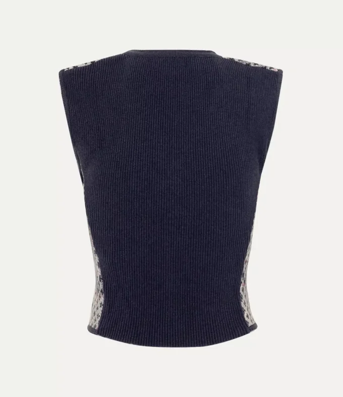 Distressed Tartan Weste