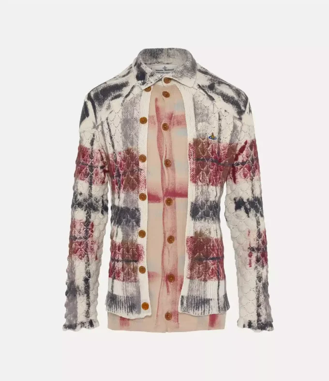 Dual Tartan Cardigan