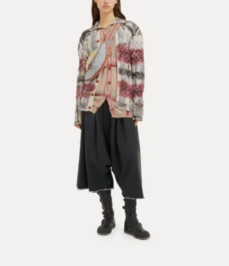 Dual Tartan Cardigan