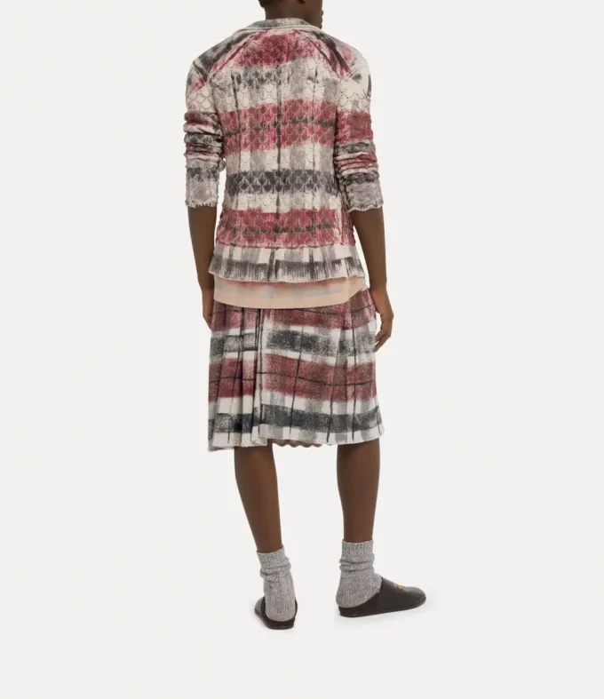 Dual Tartan Cardigan