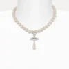 Einreihiges Perlen-Choker-Halsband Einreihiges Perlen-Choker-Halsband