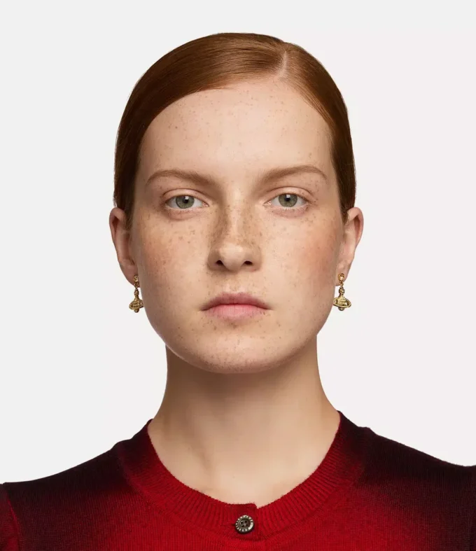 Mini Bas Relief Drop Ohrringe