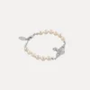 Mini Bas Relief Pearl Armband