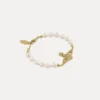 Mini Bas Relief Pearl Armband