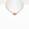 Mini Bas Relief Pearl Choker