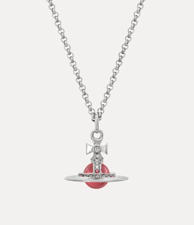 Neue Halskette mit kleinem Orb-Anhänger Neue Halskette mit kleinem Orb-Anhänger