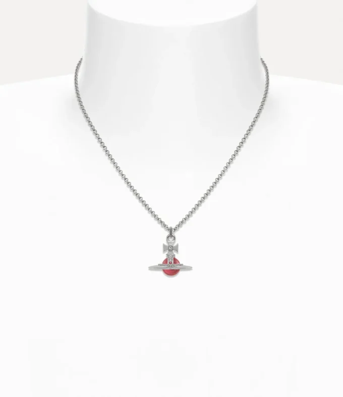 Neue Halskette mit kleinem Orb-Anhänger Neue Halskette mit kleinem Orb-Anhänger