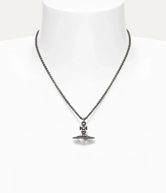 Neue Halskette mit kleinem Orb-Anhänger Neue Halskette mit kleinem Orb-Anhänger