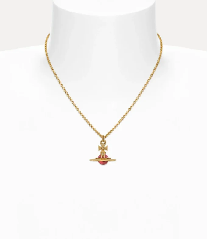 Neue Halskette mit kleinem Orb-Anhänger Neue Halskette mit kleinem Orb-Anhänger