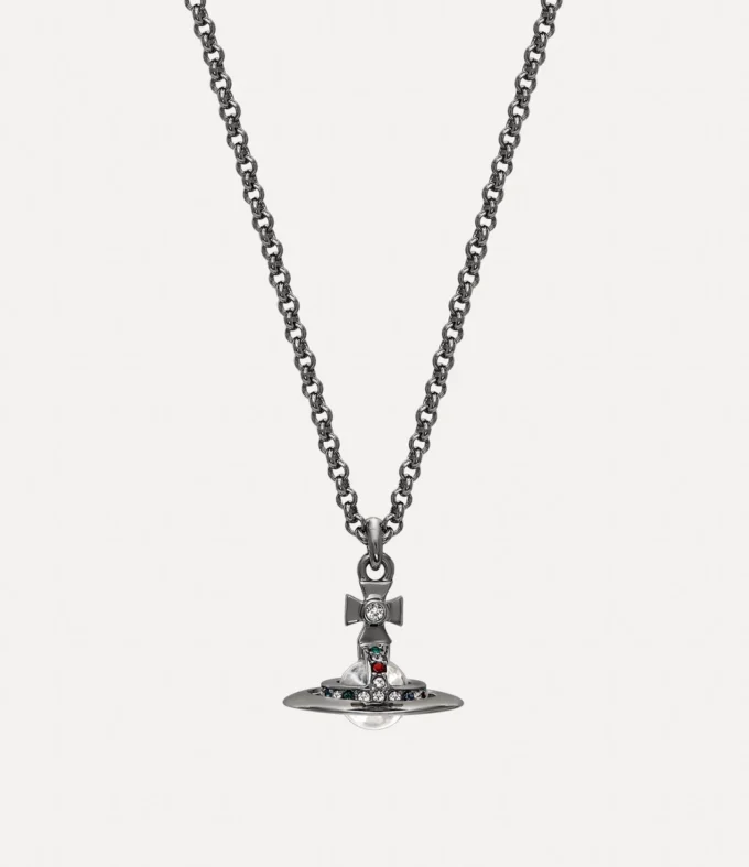 Neue Petite Orb-Anhänger-Halskette Neue Petite Orb-Anhänger-Halskette