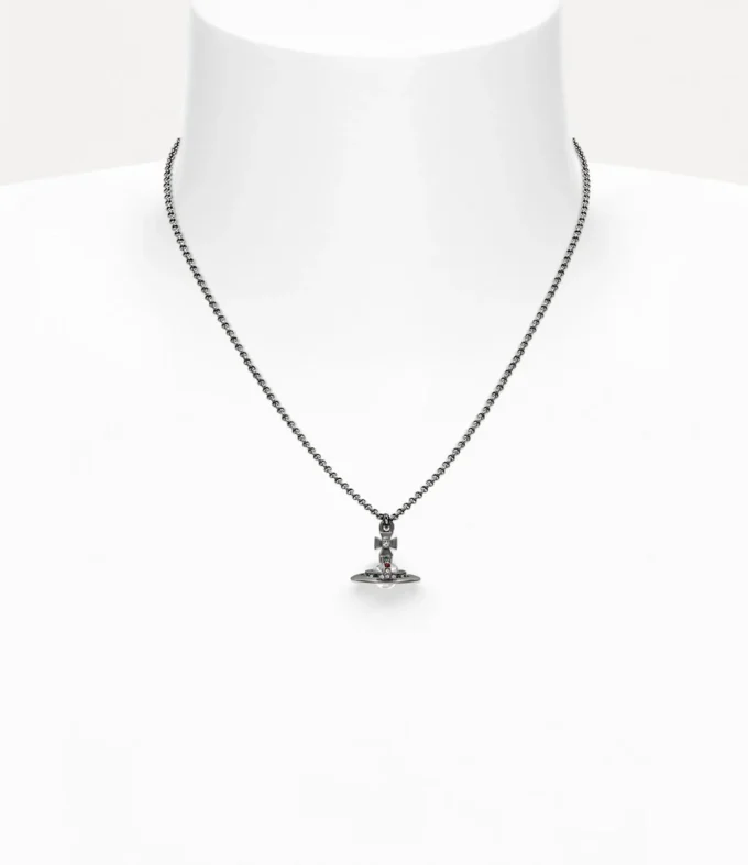 Neue Petite Orb-Anhänger-Halskette Neue Petite Orb-Anhänger-Halskette