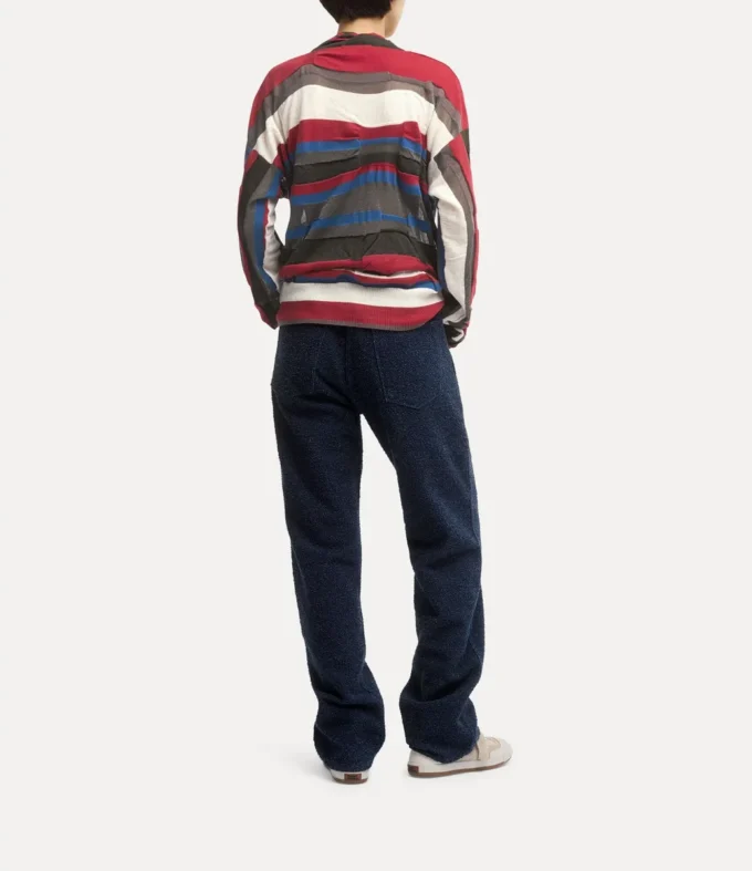 Pullover „Drunken Striped”