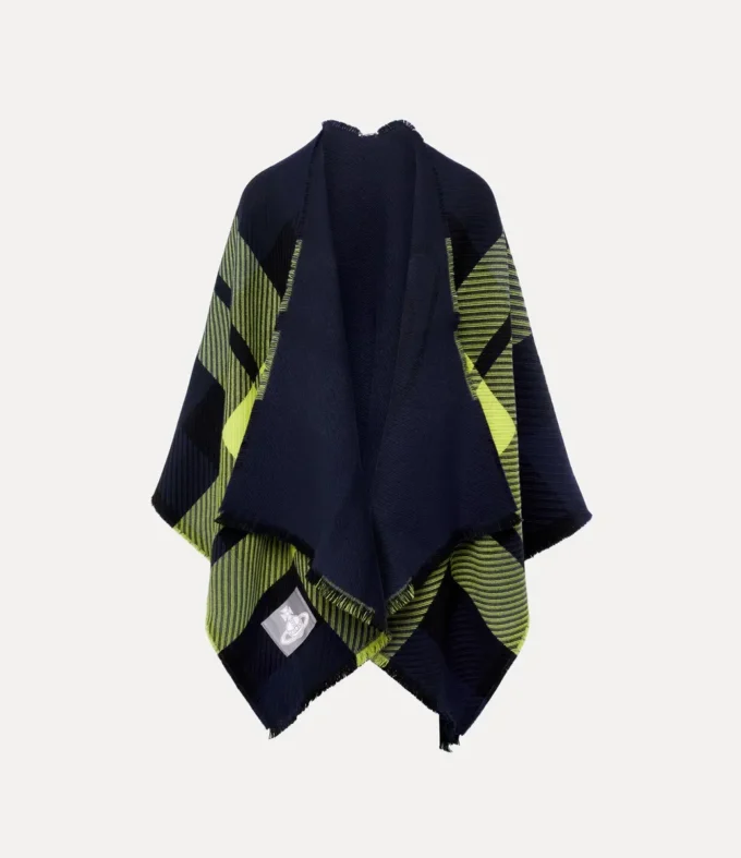 Tartan-Poncho