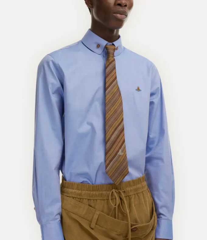 Zwei-Knopf-Krall-Hemd