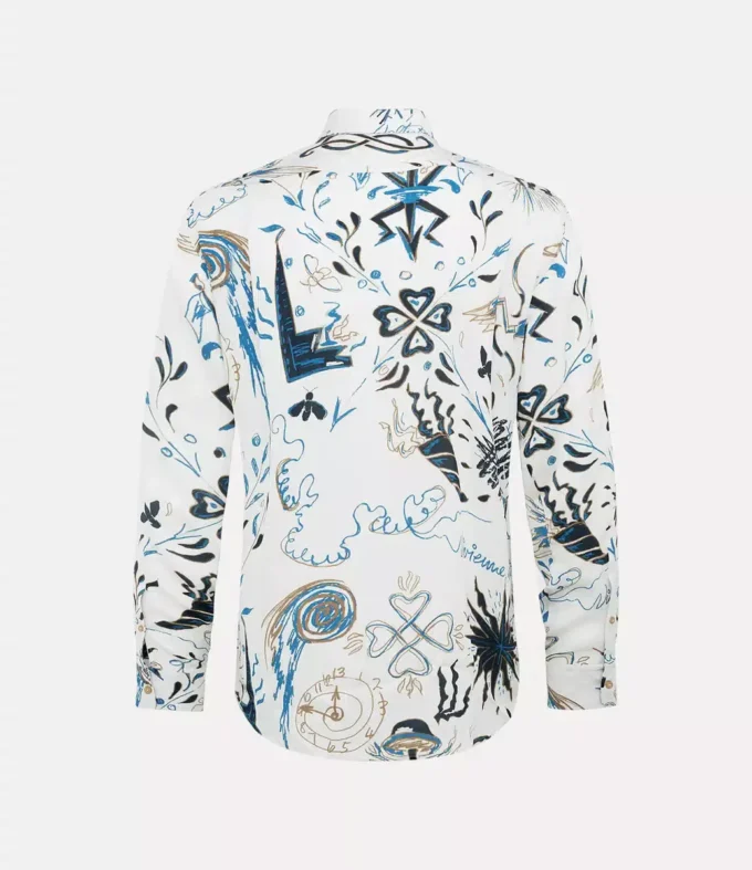 Zwei-Knopf-Krall-Hemd